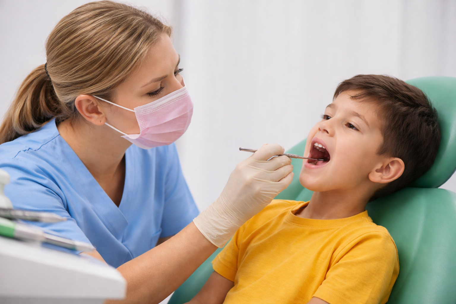 Child First Visit the Dentist